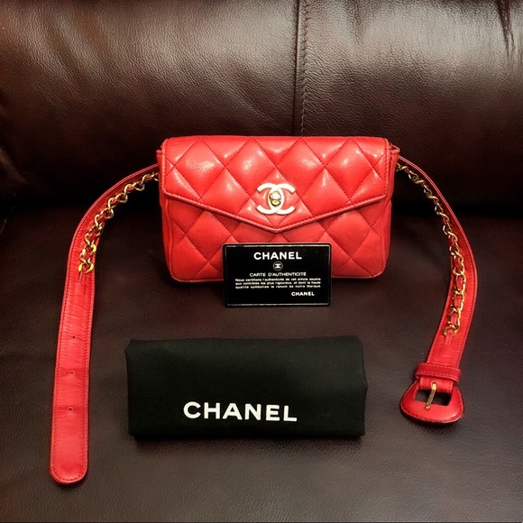red chanel fanny pack